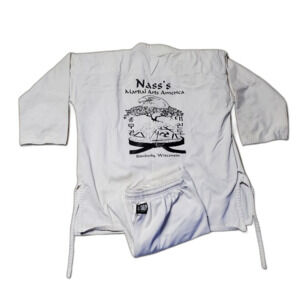 Bold Karate Gi Uniform Nass's Martial Arts Kimberly Wisconsin Eagle